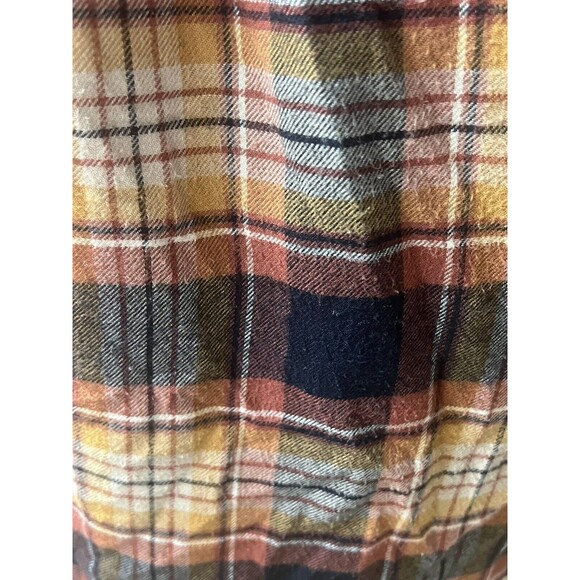 American Eagle Boyfriend Fit Ahh-mazingly Top Soft Flannel Shirt Mauve Plaid S - Picture 3 of 8